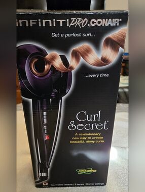 Curl Secret Automatic Curling Iron - Purple by Conair